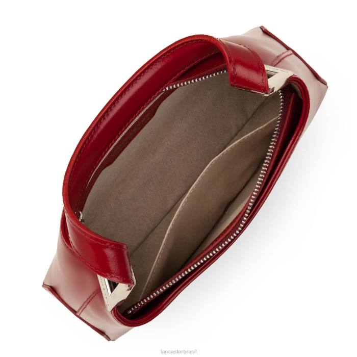mulheres Lancaster Paris carmim bolsa baguete pequena suave ace RBF41275