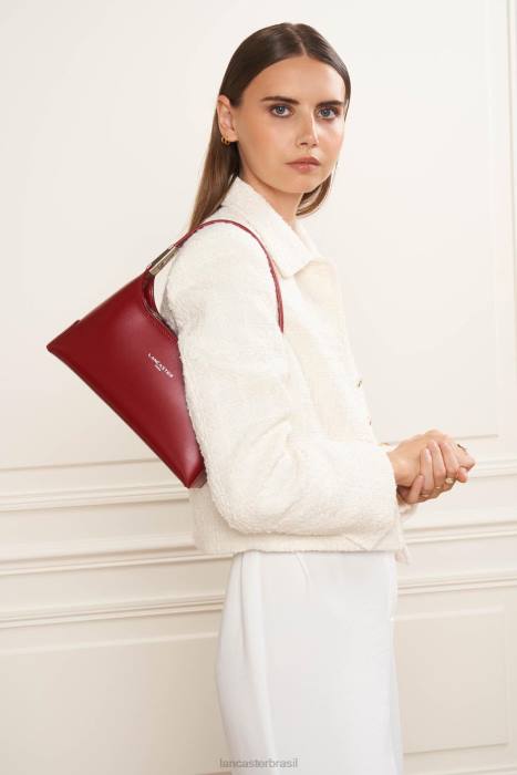 mulheres Lancaster Paris carmim bolsa baguete pequena suave ace RBF41275