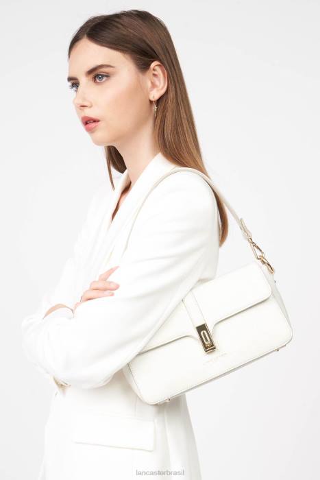 mulheres Lancaster Paris cassete branco bolsa baguete foulonne milano RBF4316