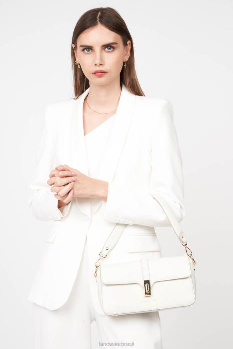 mulheres Lancaster Paris cassete branco bolsa baguete foulonne milano RBF4316