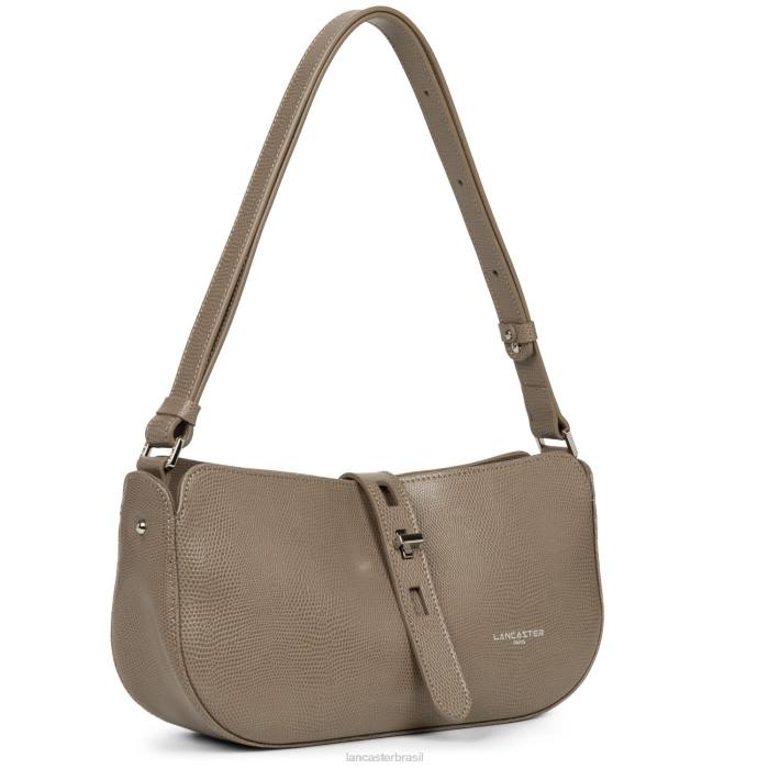 mulheres Lancaster Paris cinza bolsa baguete lucertola RBF44158