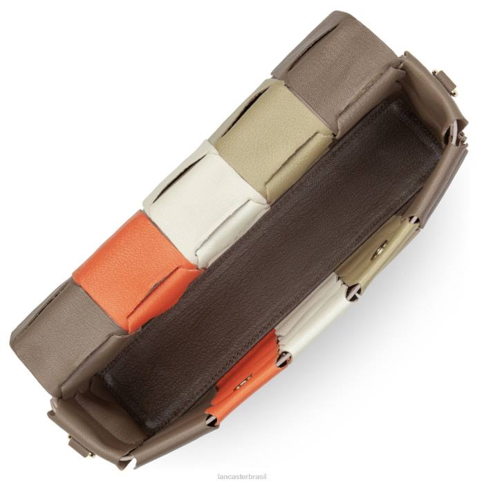 mulheres Lancaster Paris cinza multi bolsa baguete studio enlace RBF44199