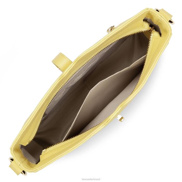 mulheres Lancaster Paris clair jaune bolsa baguete foulonne milano RBF44145