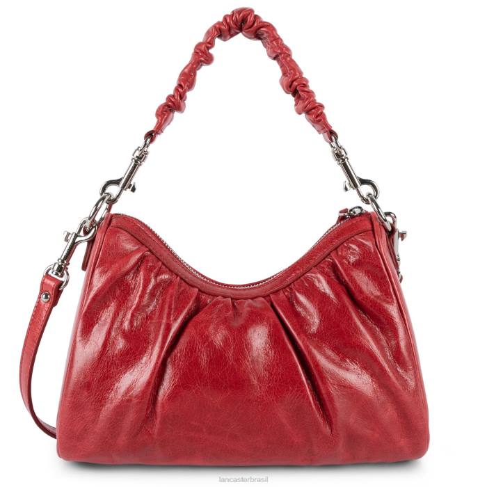 mulheres Lancaster Paris coral bolsa baguete retrô chouchou RBF41110