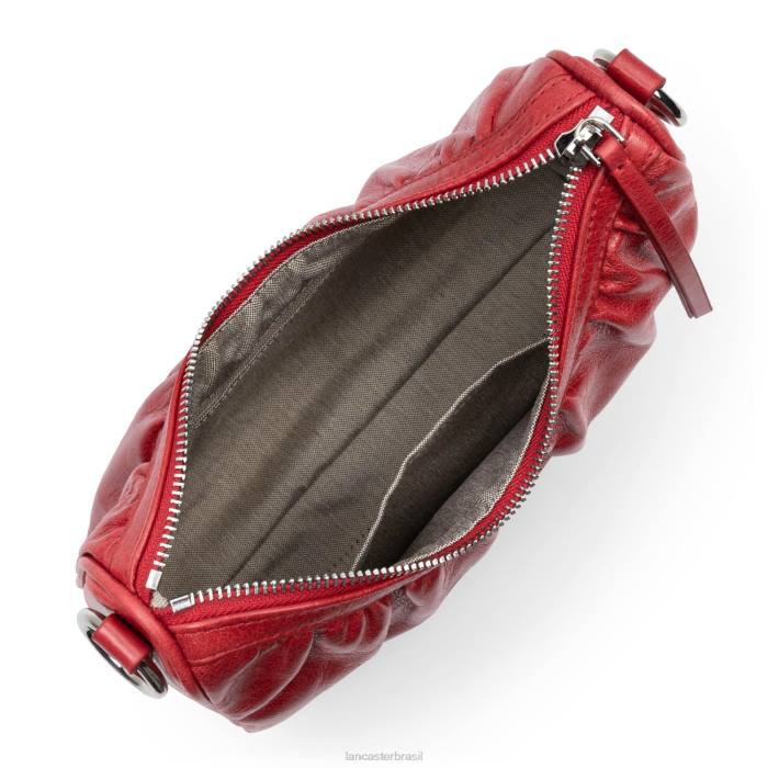 mulheres Lancaster Paris coral bolsa baguete retrô chouchou RBF41110