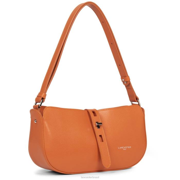mulheres Lancaster Paris laranja bolsa baguete lucertola RBF44159
