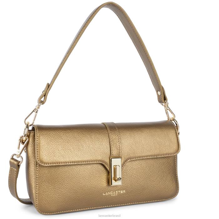 mulheres Lancaster Paris ouro antigo bolsa baguete foulonne milano RBF4297