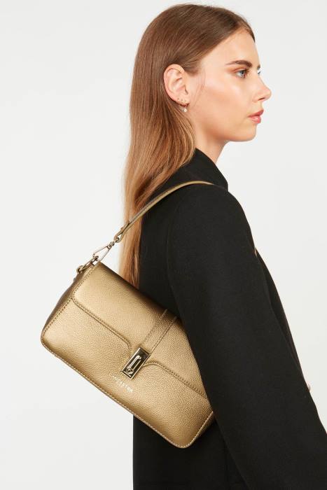 mulheres Lancaster Paris ouro antigo bolsa baguete foulonne milano RBF4297