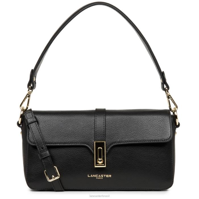 mulheres Lancaster Paris preto bolsa baguete foulonne milano RBF4299