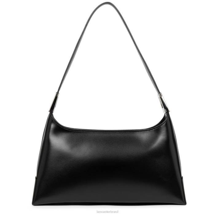 mulheres Lancaster Paris preto bolsa baguete grande suave ace RBF41281