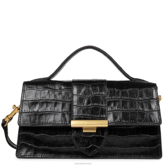 mulheres Lancaster Paris preto m bolsa baguete exótica ily RBF41283