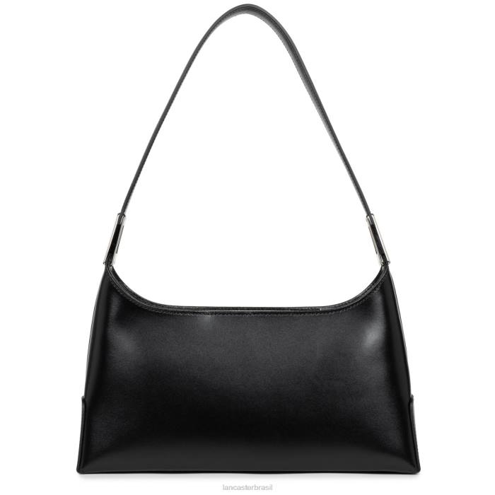 mulheres Lancaster Paris preto m bolsa baguete suave ace RBF4429