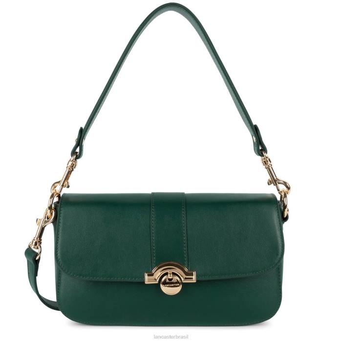 mulheres Lancaster Paris vert fonce bolsa baguete paris medaille RBF4902