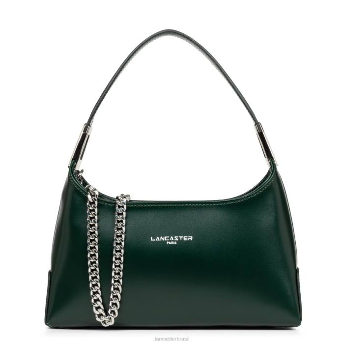 mulheres Lancaster Paris vert fonce bolsa baguete pequena suave ace RBF41270