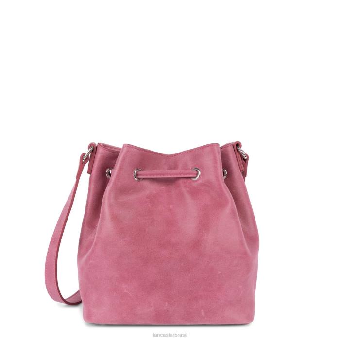 mulheres Lancaster Paris Fuxia bolsa bucket com franja country RBF44543