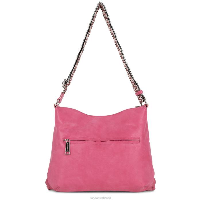mulheres Lancaster Paris Fuxia bucket bag santa fe franja RBF43394