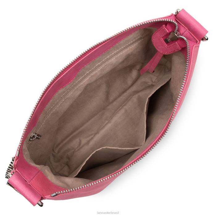 mulheres Lancaster Paris Fuxia bucket bag santa fe franja RBF43394