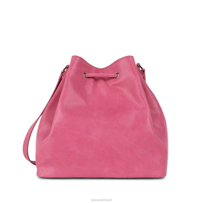 mulheres Lancaster Paris Fuxia bucket bag santa fe franja RBF43701
