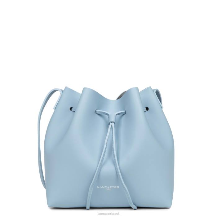 mulheres Lancaster Paris azul celeste em prata bolsa bucket grande pur & element city RBF43853