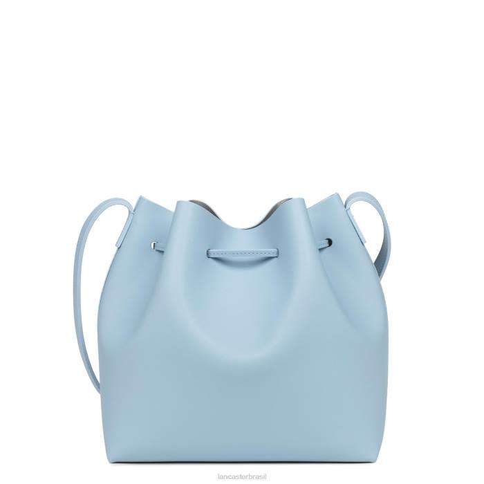 mulheres Lancaster Paris azul celeste em prata bolsa bucket grande pur & element city RBF43853