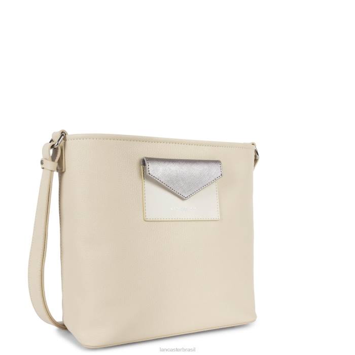 mulheres Lancaster Paris bege-cru-ou rosa bolsa balde maya RBF43987