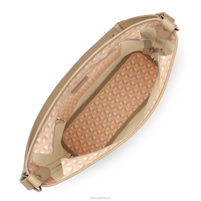mulheres Lancaster Paris bege saco de balde ícone RBF44538