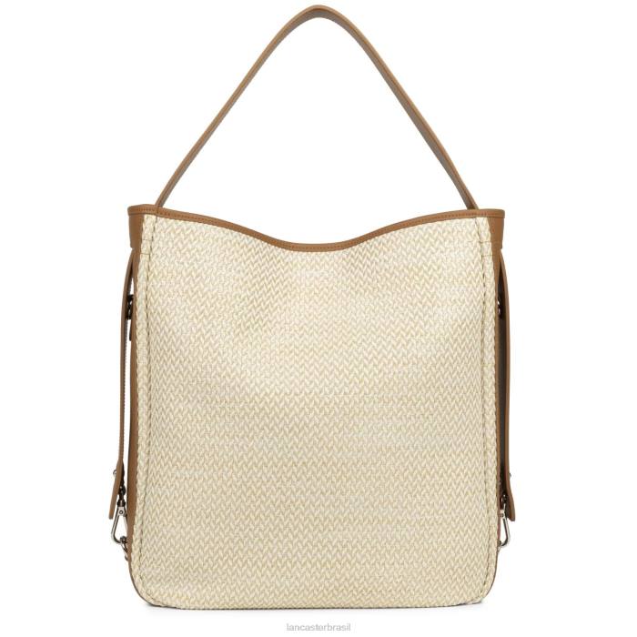 mulheres Lancaster Paris camelo bolsa bucket grande midi real RBF43275