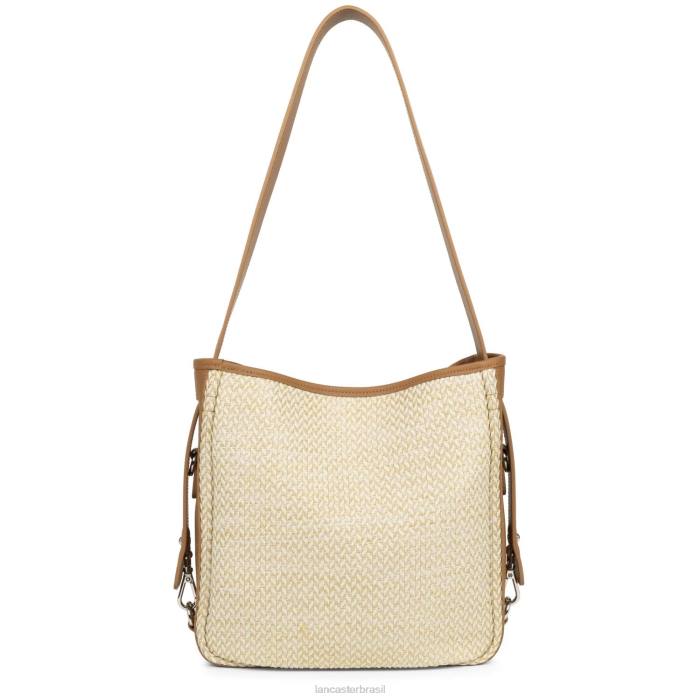 mulheres Lancaster Paris camelo bolsa bucket midi real RBF43273
