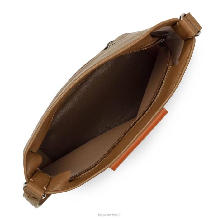 mulheres Lancaster Paris camelo-natureza-laranja bolsa balde maya RBF43992