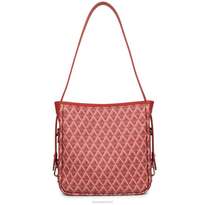 mulheres Lancaster Paris carmim m ícone de bolsa balde RBF43303