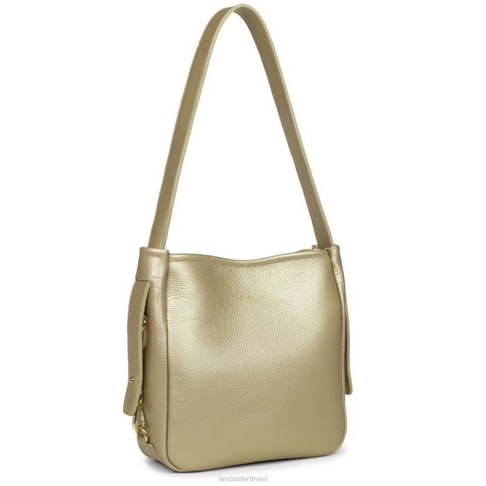mulheres Lancaster Paris champanhe nu m bucket bag foulonne duplo RBF43296