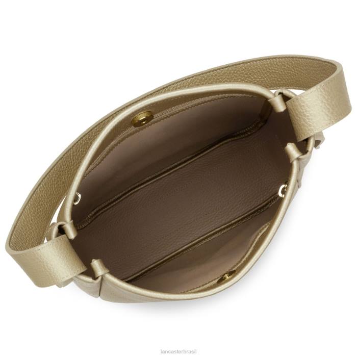 mulheres Lancaster Paris champanhe nu m bucket bag foulonne duplo RBF43296