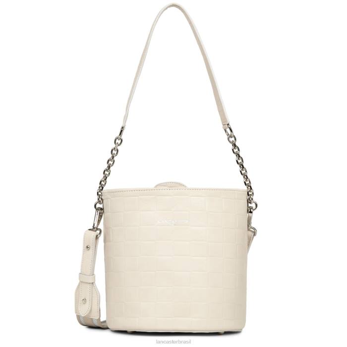 mulheres Lancaster Paris cru bolsa bucket gaufre RBF44402