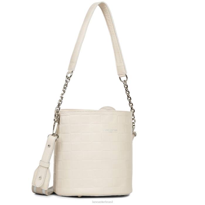 mulheres Lancaster Paris cru bolsa bucket gaufre RBF44402