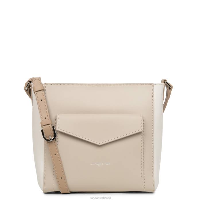 mulheres Lancaster Paris galet rose-cru-nude bolsa bucket lisa RBF44283