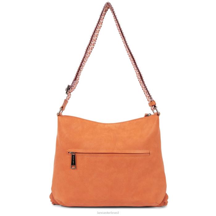 mulheres Lancaster Paris laranja bucket bag santa fe franja RBF43397