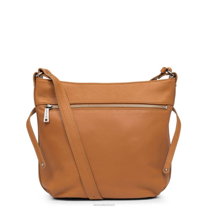 mulheres Lancaster Paris mel bolsa bucket macia vintage nova RBF44028