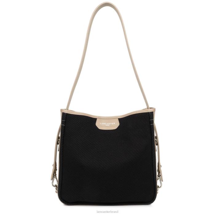 mulheres Lancaster Paris noir-nu bolsa bucket midi real RBF43274