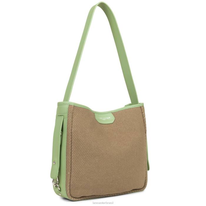 mulheres Lancaster Paris nude-jade bolsa bucket midi real RBF43272