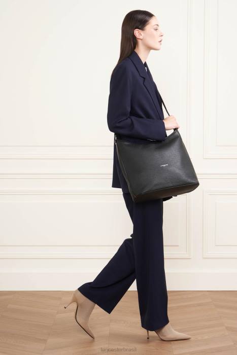 mulheres Lancaster Paris preto bolsa bucket firenze RBF44541