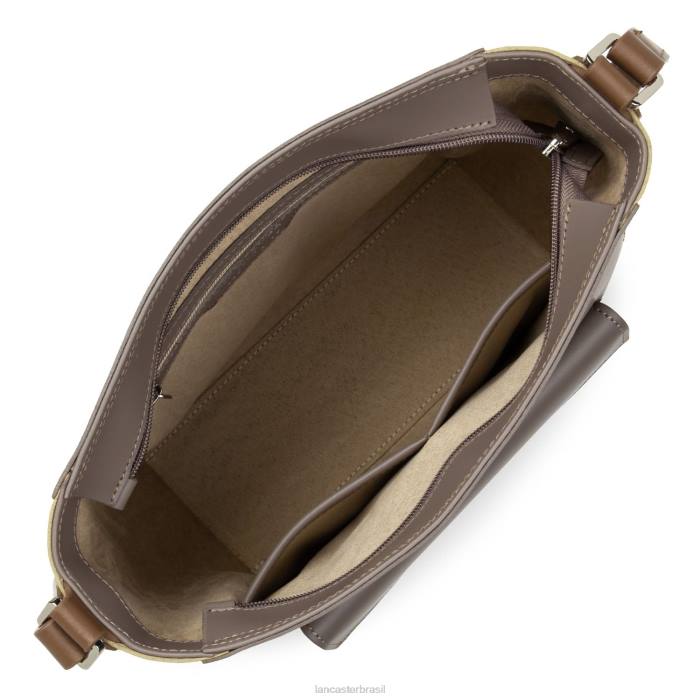 mulheres Lancaster Paris taupe-gingembre-vison bolsa bucket lisa RBF44291