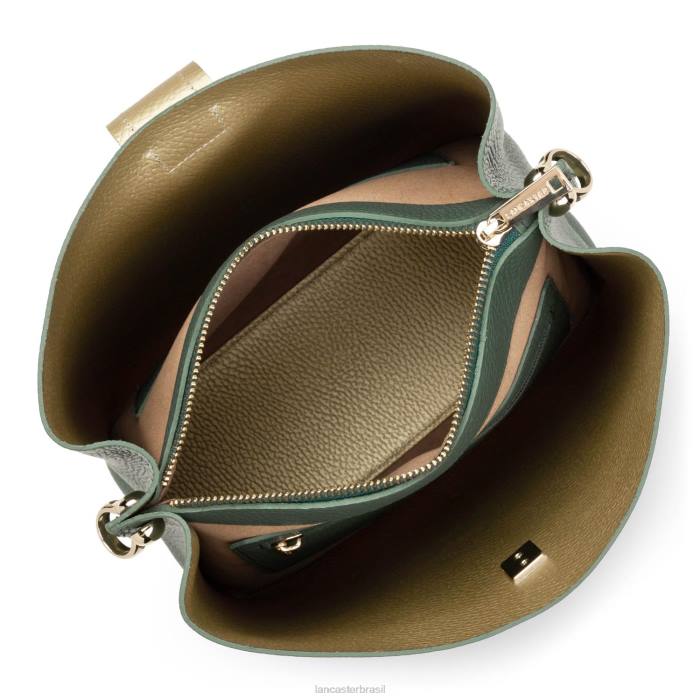 mulheres Lancaster Paris vert foret-in-ou bolsa balde pequena foulonne dupla RBF43829